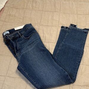 LOFT Dark Blue Ankle Jeans